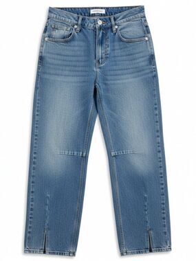 Aéropostale Baggy Barrel High Rise Jeans Medium Wash 90s Y2K sz 00 Short